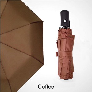 Windproof Double layer Custom Printing 3 Có thể gập lại Tự động mở hai lớp Mưa và Mặt trời