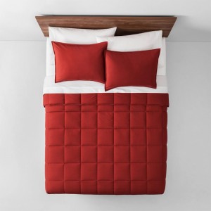 Rắn màu quilted Hollow Fiber Comforter
