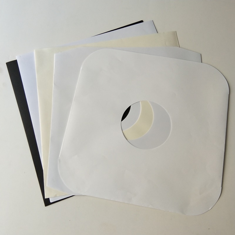 12 ống lót bên trong bằng giấy trắng LP cho bản ghi Vinyl 33RPM