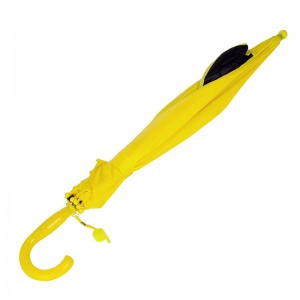 Ô dù màu đen vàng gấu trúc tự động mở ô trẻ em ô