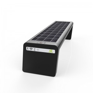 Ghế thông minh năng lượng mặt trời Ghế đứng xe đạp tùy chọn và màn hình LED ở mặt sau