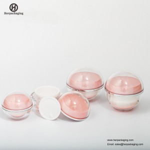 HXL216 Vòng Jar mỹ phẩm rỗng Hộp đôi tường Skincare Jar