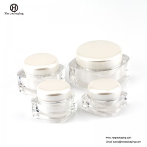 HXL221 sang trọng tròn rỗng acrylic mỹ phẩm jar