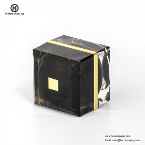 HXL233 chai acrylic vuông và lọ cho kem chăm sóc da Rỗng Mỹ phẩm Jar Double Wall Container Skincare