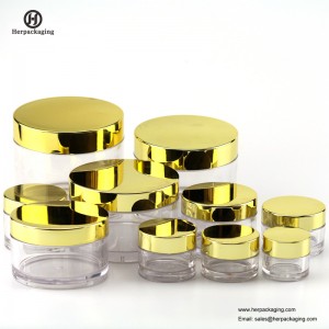HXL237 sang trọng vòng acrylic mỹ phẩm jar