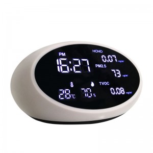 Máy dò không khí dienmern PM2.5 Máy theo dõi chất lượng không khí PM 10 Máy dò khí PM 1.0 với TVOC AQI HCHO trong nhà ngoài trời