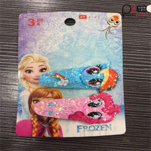 nàng tiên cá công chúa Micky carton Trang trí bé gái an toàn Kẹp tóc