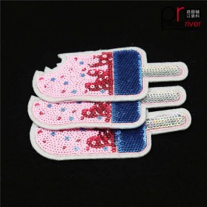 miếng dán sequin kem