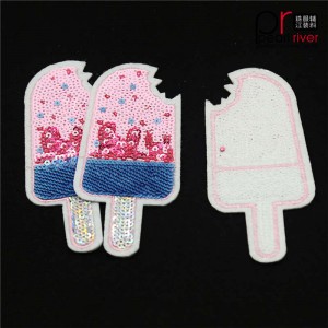 miếng dán sequin kem