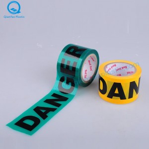 Băng rào chắn màu đỏ / vàng / xanh DANGER, băng rào cản DANGER xanh