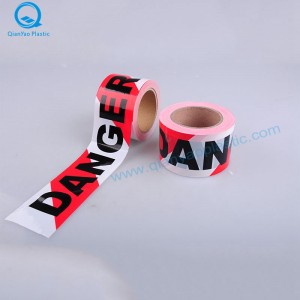 NGUY HIỂM / NGUY HIỂM KHÔNG NHẬP trên băng Barrirer đỏ / trắng; Đỏ / Trắng với Băng từ