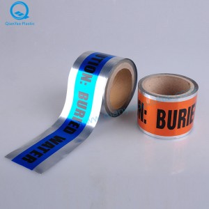 4mil, 5mil, 6mil Băng cảnh báo có thể phát hiện dưới lòng đất, Băng cảnh báo, Băng nguy hiểm, Băng rào chắn
