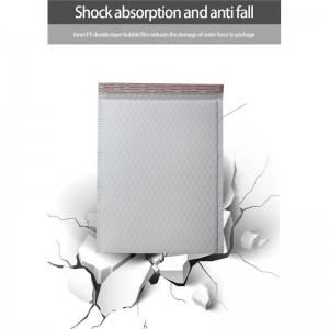 Bán sỉ kraft trắng bong bóng phong bì túi bưu phẩm