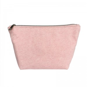 Bền xách tay mang theo nhỏ sợi tự nhiên dây kéo túi mỹ phẩm