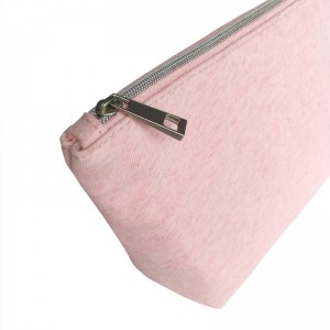 Bền xách tay mang theo nhỏ sợi tự nhiên dây kéo túi mỹ phẩm