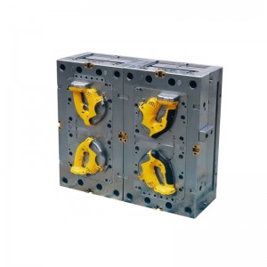 Khuôn ép màu đôi cho tay cầm