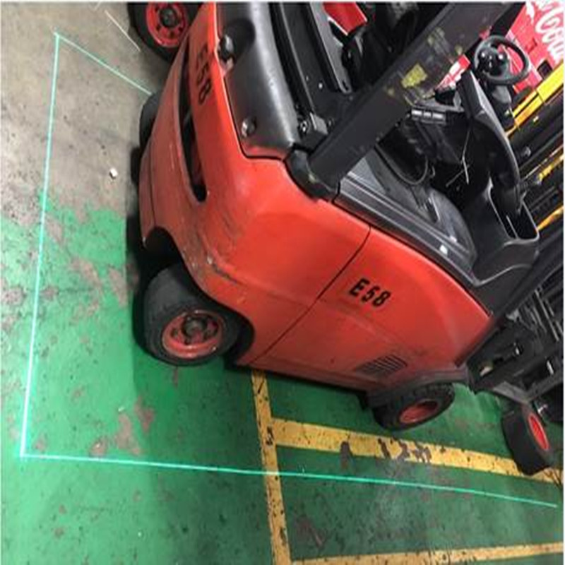 Đèn an toàn xe nâng laser màu đỏ hoặc màu xanh lá cây cho kho