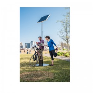 Solar Charge Cực Điện thoại di động Trạm sạc điện thoại Sử dụng ngoài trời