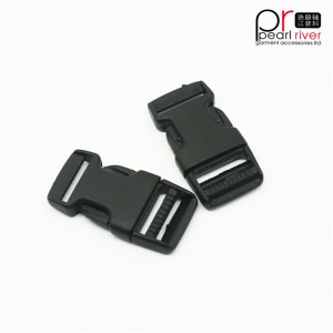 Thắt lưng nhựa khóa chặn màu đen Bán buôn