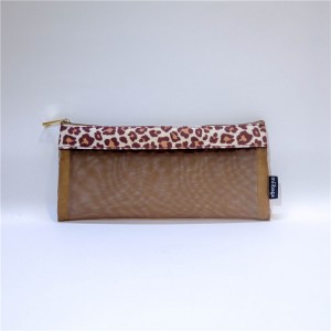 nóng bán Trường hợp bút chì lưới nylon đầy màu sắc cho logo tùy chỉnh