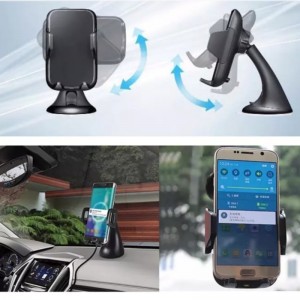 Thiết kế mới nhất 2019 Sạc xe hơi nhanh Bộ sạc điện thoại không dây Bộ sạc điện thoại cảm ứng Trọng lực cảm ứng thích ứng với tất cả các thiết bị QI