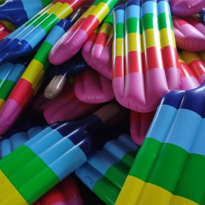 Cầu vồng bơm hơi Popsicle Pool Float / Pool Lounge