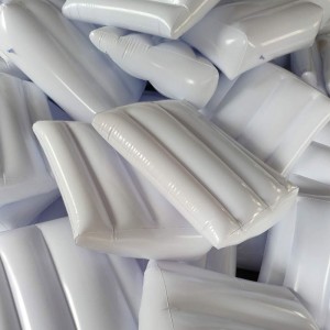 Tam giác bơm hơi Giường Wedge Gối / Đệm trắng