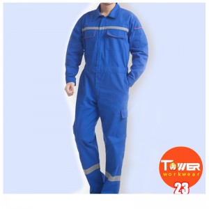 Coverall chống tĩnh điện màu xanh