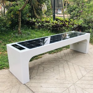 Nội thất đường phố thông minh Ghế đô thị Solar Powered