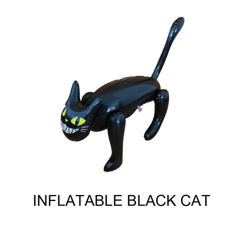 Trang trí Halloween bơm hơi Đạo cụ Black Cat