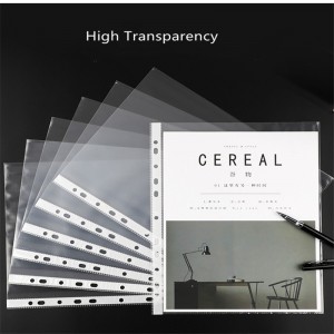 3 lỗ \u0026 11 lỗ đục túi Bảo vệ tấm rõ ràng