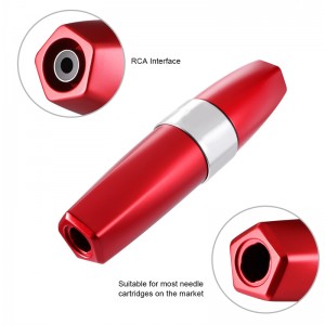 Stigma Professional Chất lượng cao Hình xăm lai Bút Son môi Hình dạng quay Máy xăm Kim Hộp mực Bút với Jack Jack EM123