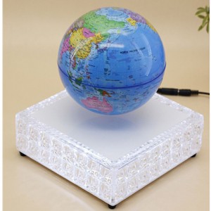 spine led pha lê maglev bay toàn cầu PA-0717-G quả cầu nổi 6inch 7inch 8inch
