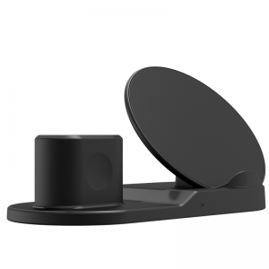 KPS-9302HC 3in1 qi nhanh 10W đồng hồ đeo tay tai nghe sạc không dây