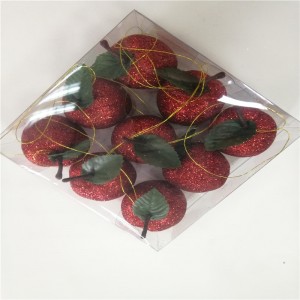 Phụ kiện Giáng sinh Đi bộ màu đỏ Stick trang trí cho bữa tiệc