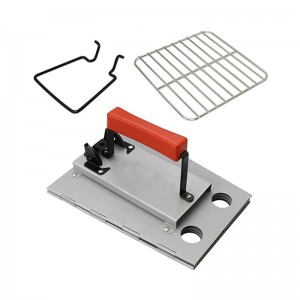 Có thể gập lại ống khói thịt nướng