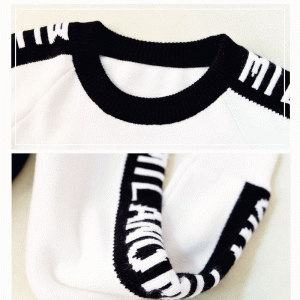 Mới đến Woolen Dày Mùa đông ấm áo len Máy tính dệt kim bò hút áo thun