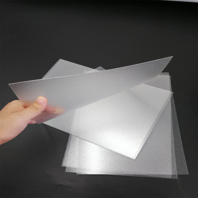 Bán nóng 1.0mm Linh hoạt chống nước trong suốt Polyester mờ tấm nhựa PET Tấm cho hộp gấp