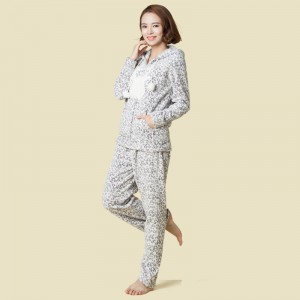 Phụ nữ in lông cừu Coral Pajama dành cho người lớn