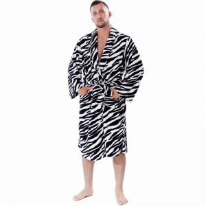 Người lớn Coral Lông cừu Robes Đàn ông Phụ nữ Áo tắm Cặp đôi Đồ ngủ