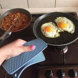 Silicone phim hoạt hình uống trà đế lót ly cà phê Mug Cup Pad Coaster