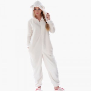 Phụ nữ người lớn Onesie Pyjama trùm đầu với Tai động vật