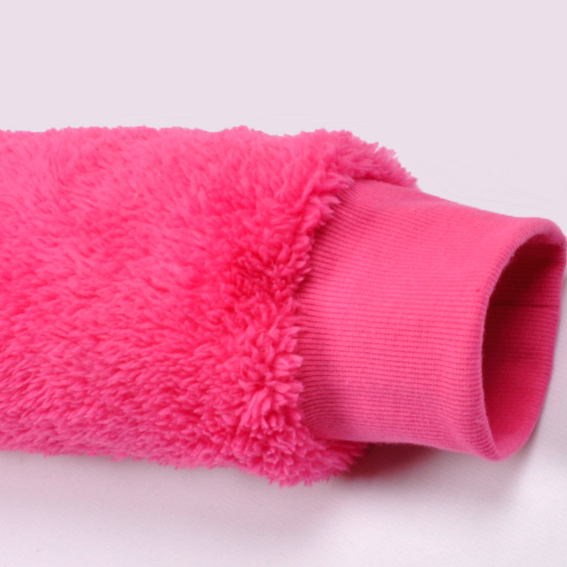 Phụ nữ Hot Pink Onesie Pyjama trùm đầu với Tai động vật