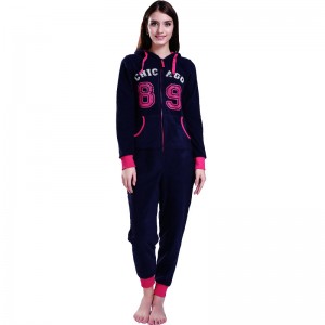 Người lớn Microfiber Lông cừu trùm đầu Onesie Pyjama Bộ cho phụ nữ