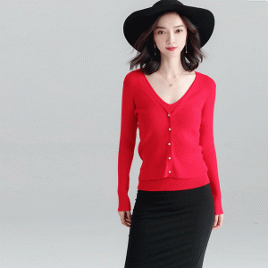 Ladies Fited Hai bộ áo len và áo len vest