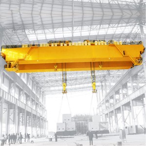 Cần cẩu đôi trên cao với xe đẩy đôi