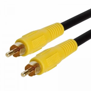 Cáp loa siêu trầm RCA (1 dây nam RCA đến 1 dây cáp âm thanh / video tổng hợp nam RCA) Cáp đồng trục S / PDIF, Cáp âm thanh kỹ thuật số cho máy thu AV, Hệ thống Hi-Fi
