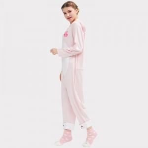Bộ đồ ngủ thêu bông cho phụ nữ Onesie