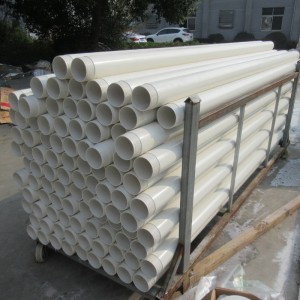 2 inch SCH40 Ống nhựa PVC cứng cáp Ống tùy chỉnh