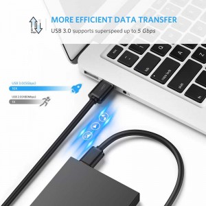 Cáp USB 3.0 A đến A Loại cáp A đến Nam để truyền dữ liệu Bao vây ổ cứng